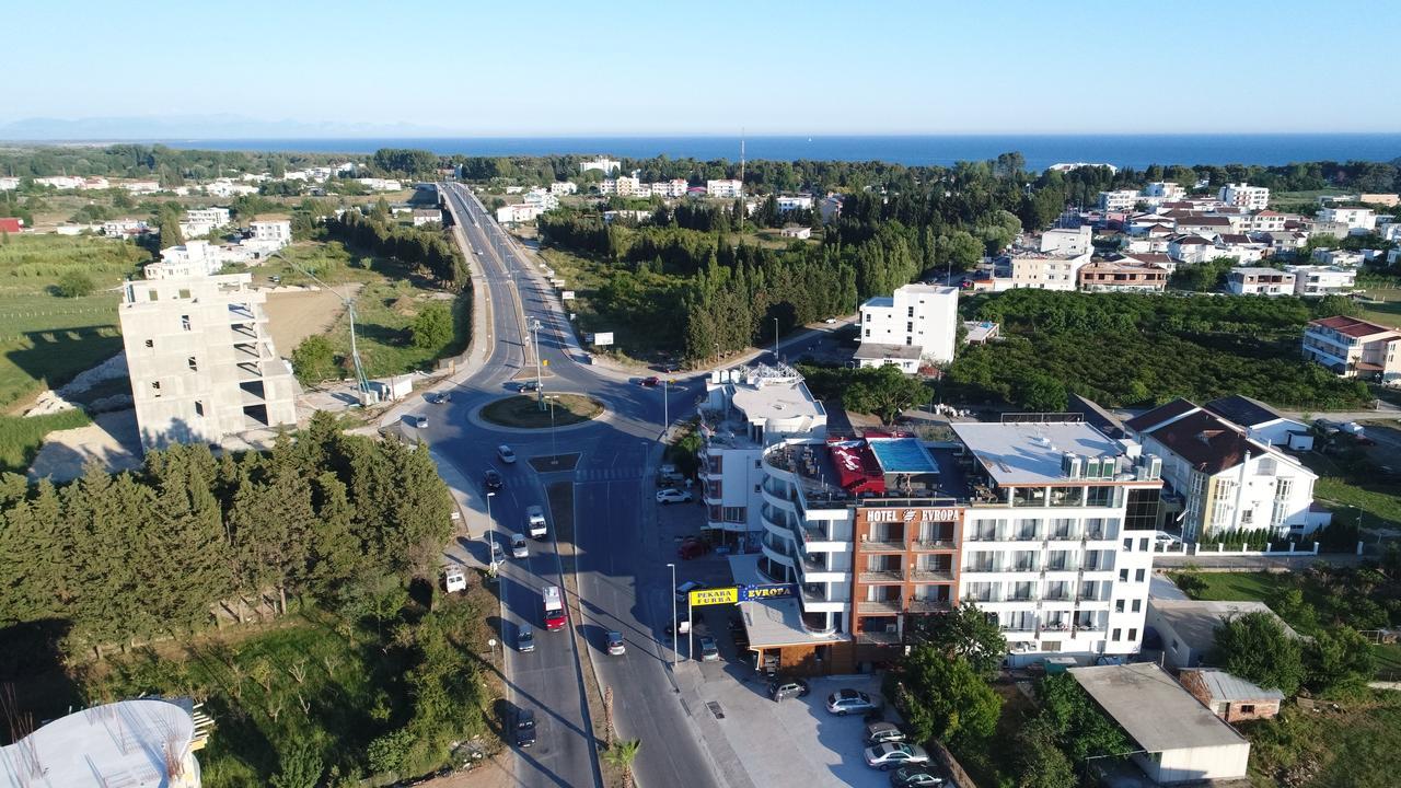 Hotel Evropa Ulcinj Bagian luar foto